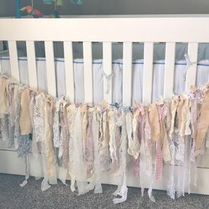 Gorgeous Handmade Ribbon / Fabric Garland